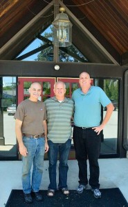 Steve, Pastor Roger VanDerWerken & Me